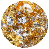 Diamondline Flake It Up Gold + Silver